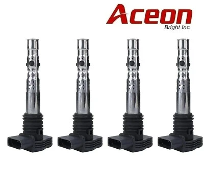 Juego de 4 bobinas de encendido NUEVO para VW Beetle Golf Jetta Passat A4 TT 1,8 L Turbo Foto 1 de 4