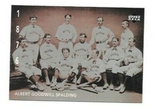 ALBERT SPALDING THE AMERICAN EPIC CHICAGO WHITE STOCKINGS UPPER DECK FREE SHIP 