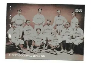 ALBERT SPALDING THE AMERICAN EPIC CHICAGO WHITE STOCKINGS UPPER DECK FREE SHIP - Picture 1 of 2