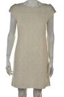 Seamline Cynthia Steffe Dress Size 4 Ivory Lace Sheath Cotton Above Knee