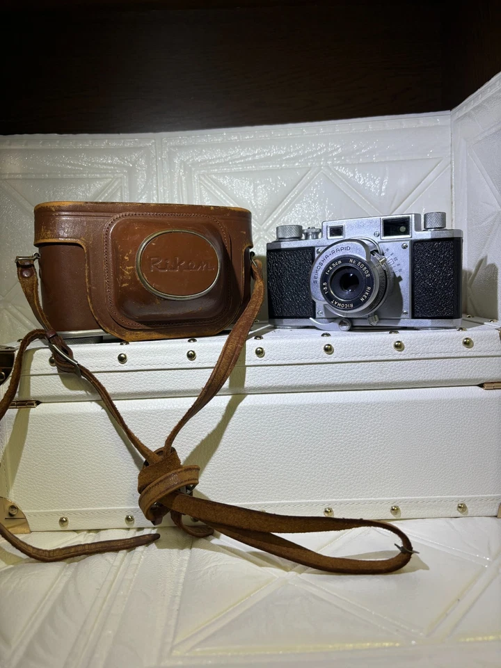 🚀🎁RARE《MINT in CASE》Ricoh RIKEN 35 RICOMAT Rangefinder 35mm Film Camera JAPAN✈ - Image 1 of 4