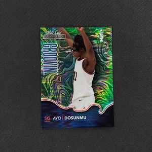 Wild Card Alumination 2022 Ayo Dosunmu GG-5 Groovin' Blue/35 Illini Bulls - Imagen 1 de 10