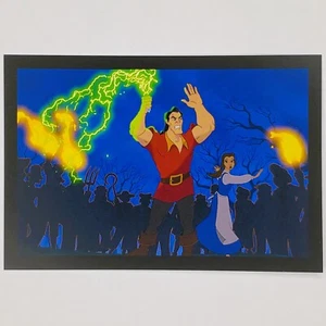 Beauty and the Beast Postcard Gaston Belle Disney Villains Princess Clearance - Picture 1 of 2