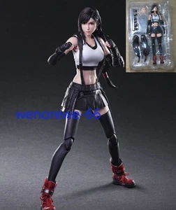 25cm Play Arts Kai Final Fantasy VII Remake Tifa Lockhart Action Figure PVC Gift - Picture 1 of 11