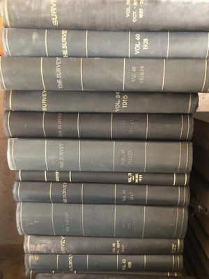 Lot of Bound Magazines: The Survey  DECORATIVE BOOKS Early 1900s PRICE PER BOOK - Image 1 of 4