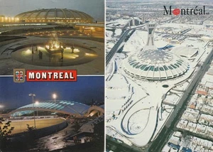 (2) Major League Baseball Montreal Ausstellungen Olympiastadion Postkarten Lot #8 - Bild 1 von 2