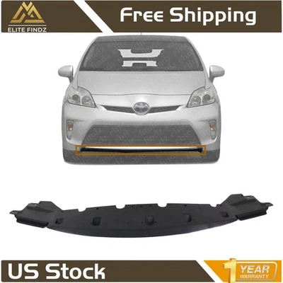NEW Front Lower Valance Spoiler Textured For 2010-2015 Toyota Prius Foto 1 de 4