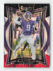 2024 Panini Select #24 J.J. McCarthy Black & Red Prizm Shock - Bild 1 von 2