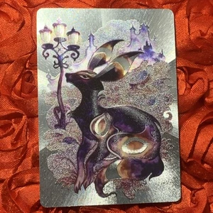 Umbreon Eevee Evolutions Dream Art TRAINER Goddess Anime Holo ACG Card - Picture 1 of 6