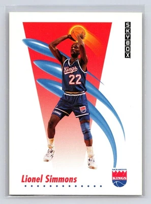 1991-92 Skybox - Lionel Simmons #250 - Image 1 of 2