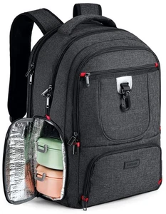 Lunch Backpack, Insulated Cooler Lunch Bag Backpack, Large Travel 17.3 Laptop... - Picture 1 of 7