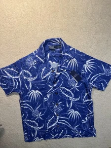 Polo Ralph Lauren Hoffman Print Classic Fit Camp Hawaiian Shirt Size Medium - Picture 1 of 11