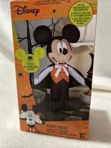 Disney Vampir Mickey Mouse 21" Halloween luftgeblasen USB aufblasbar von Gemmy - Bild 1 von 5