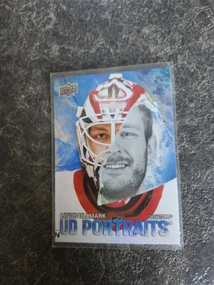2025-26 Upper Deck Series 1 UD Portraits Linus Ullmark Card# P-23 - Image 1 of 2