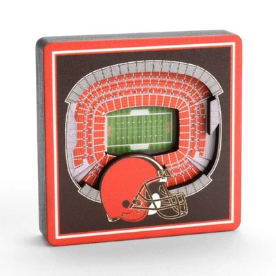 NFL Cleveland Browns - FirstEnergy Stadium 3D StadiumView Magnet3D StadiumVie... Foto 1 de 4
