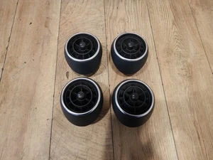 4X Difusor De Aire Audi A1 8X Difusor 8X1820902 Negro Plata Original - Imagen 1 de 4