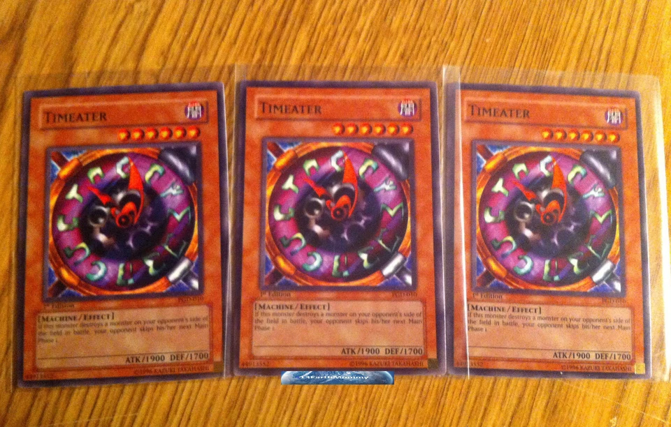 Yu-Gi-Oh! 1st Edition PGD-010 3x "Timeater" - Image 1 of 1