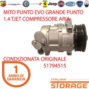 MITO PUNTO EVO GRANDE PUNTO 1.4 TJET COMPRESSORE ARIA CONDIZIONATA ORIG 51794515 - Picture 1 of 1