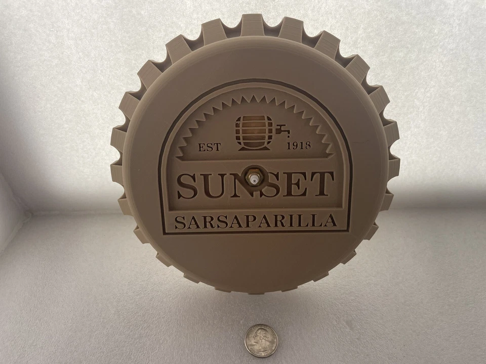 Reloj de Pared Fallout New Vegas Impreso en 3D Beige (Sin Brazos) Foto 1 de 1