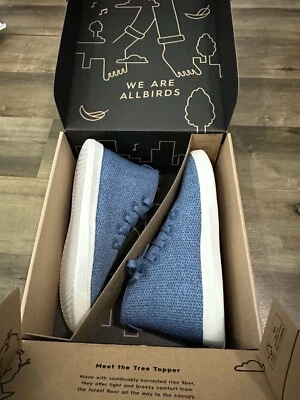 Allbirds Tree Toppers Marine High Top Sneakers Navy Blue Men’s Size 8 - Image 1 of 4