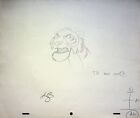 JUNGLE CUBS 1996 SIGNED Romy Garcia Production SHERE KHAN  Hand Drawn Pencil