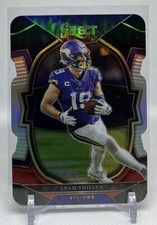 2022 Select Football Adam Thielen Red Black Die Cut Prizm #51 Minnesota Vikings 