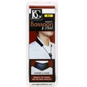 BG Model BJ Leather Foam Padded Bassoon Strap - Picture 1 of 1