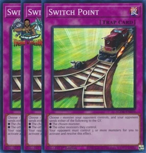 Yugioh! 3x Switch Point AGOV-EN099 Súper Raro 1a Edición Casi Nuevo - Imagen 1 de 1