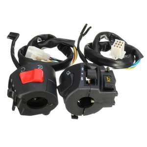 Motorcycle Handle Bar Headlight Control Switch Turn On Off Light Indicator - Picture 1 of 6