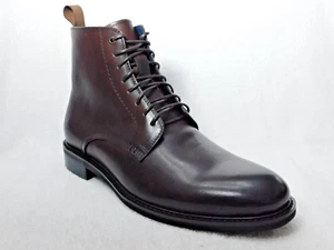 M22 Steve Madden Brown Yenith Men's Lace Up Leather Boot 9 M - Picture 1 of 5