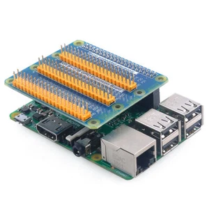 3 GPIO Ports Multifunction Extended RPI B+/2B/3B+/4B GPIO Expansion PCB Board a - Afbeelding 1 van 7