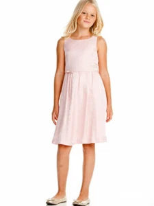 NWT Petal Pink Girls Party Dress Size 7 BLUSH by Us Angels - Picture 1 of 2