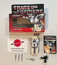 1984 Jazz Complete With Box G1 Transformers Car Figure