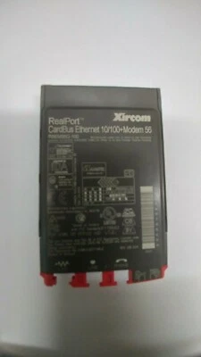 Xircom RBEM56G-100 RealPort CardBus Ethernet 10/100+ Modem 56K PCMCIA Card - Image 1 of 2