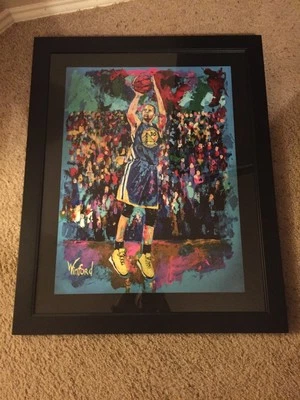 Stephen Curry 24x18 Fine-Art Canvas Print by Winford Galmon - Image 1 of 2