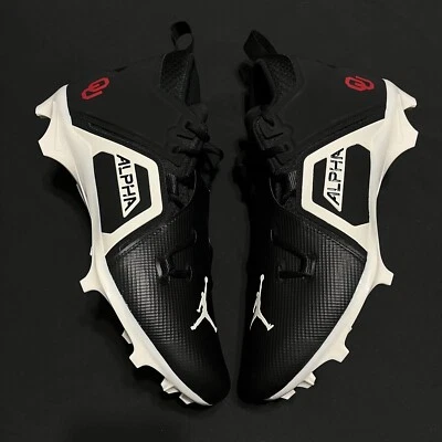 Botines de fútbol Nike Jordan Alpha Menace Oklahoma Sooners PE DH3367-004 13,5 W Foto 1 de 4