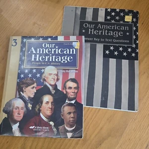 Abeka Our American Heritage, 3, 4th Ed Textbook, Answer Key - Picture 1 of 2