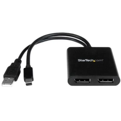 StarTech MSTMDP122DP Mini DisplayPort to DisplayPort Multi-Monitor Splitter - Image 1 of 4