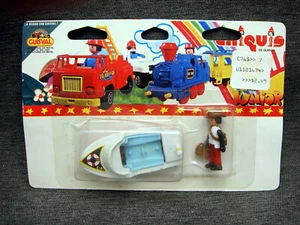 Vintage Guisval Super Junior Die Cast Boat & Figure Set Sealed On Blister Card - Picture 1 of 2