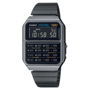 Casio Uhr Vintage Data Bank Calculator schwarz CA-500WEGG-1BDF - Bild 1 von 1