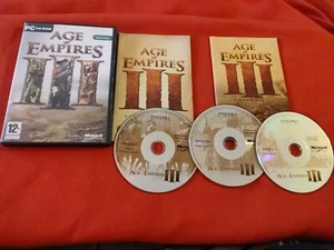 AGE OF EMPIRE 3 III PC CD-ROM COMPLET PAL FR - Imagen 1 de 2