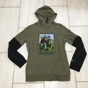 Boy's 2XL XXL Minecraft Hoodie Green ptp: 19.5 - Picture 1 of 5