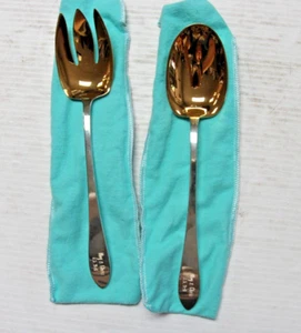 Faneuil by Tiffany & Co. Sterling Salad Serving Set All Sterling 10" W/Monogram - Picture 1 of 20