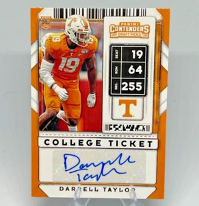Darrell Taylor 2020 Panini Contenders Draft Picks #276 Autograph RC Seahawks - Picture 1 of 3