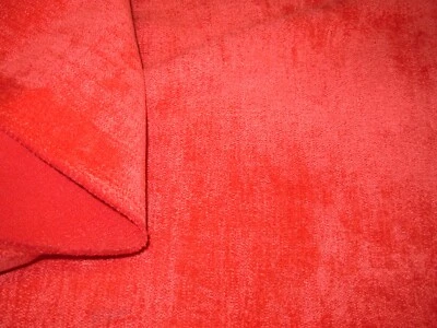 10 YDS COLEFAX AND FOWLER VELVET DORIAN STRI CARDINAL UPHOLSTERY FABRIC FOR LESS - Image 1 of 3