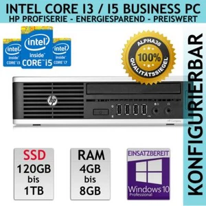 HP 8200 Elite USFF Leiser Mini Stromspar PC bis Intel Core i5 2400s 1TB SSD 8GB - Bild 1 von 7