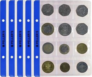 Münzhüllen Für Sammelalbum. 12 Felder 35mm x35mm, Für Münzen bis zu Ø 28mm 10stk - Bild 1 von 4