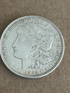 1921 Antique Morgan (S) Silver Dollar - Picture 1 of 4