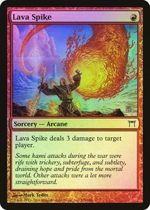 MTG FOIL Lava Spike  - Champions of Kamigawa #178 - Picture 1 of 1