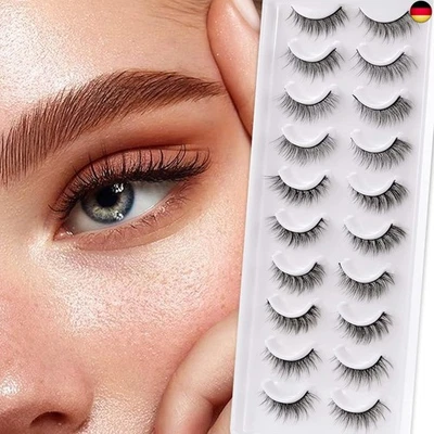 OBEYALASH NatüRliche Falsche Wimpern Natürliche Wimpern Flauschiges Dramatisches 3D W